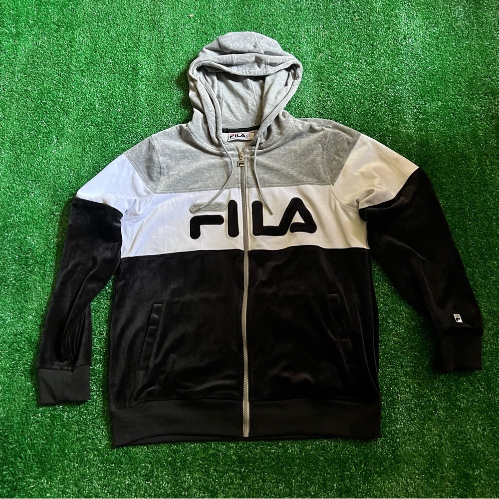 FILA Women's Vintage Velour Jacket